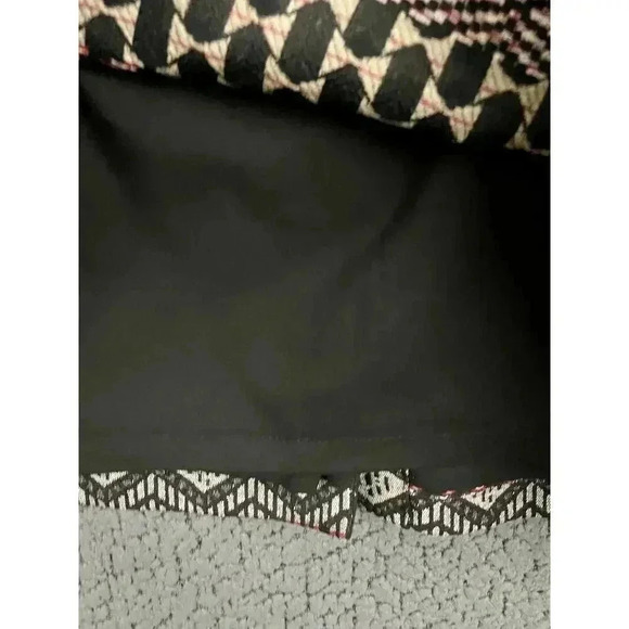 J Jill Lined Skirt MEDIUM Women's Tribal Aztec Pencil Fitted Short Straight - Picture 11 of 11